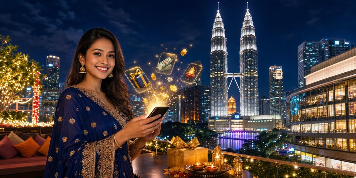 Pemandangan kasino mudah alih di Kuala Lumpur dengan gaya tempatan